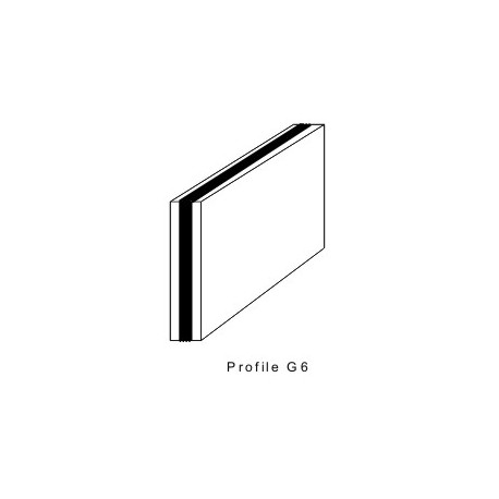 Rakelgummi 2000-40-8 Profil G6 Triplo
