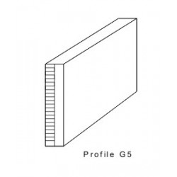 Rakelgummi 5000-25-5 Profil G5 Duplo