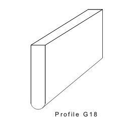 Rakelgummi 5000-25-5 Profil G18